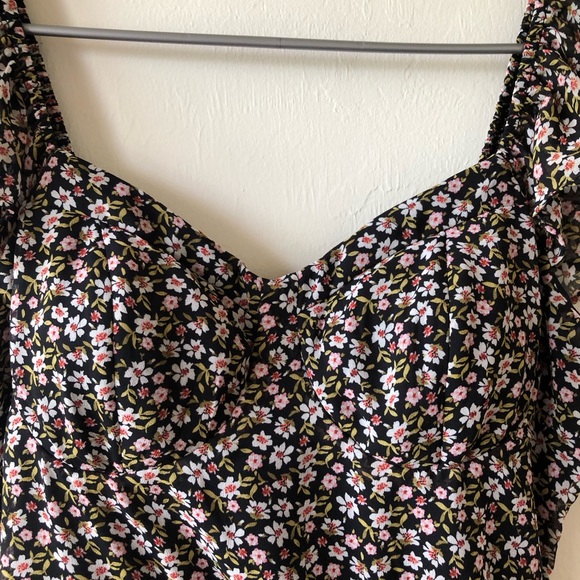 LILY ROSE Women’s Skater Dress Semi Sheer Lined Size XXL Juniors Moulded Bra New - Picture 4 of 15